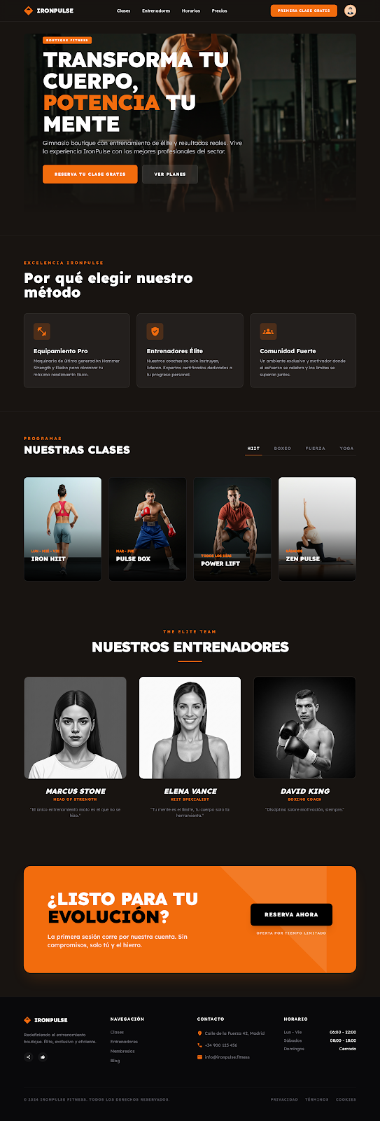 Ejemplo de landing page 1